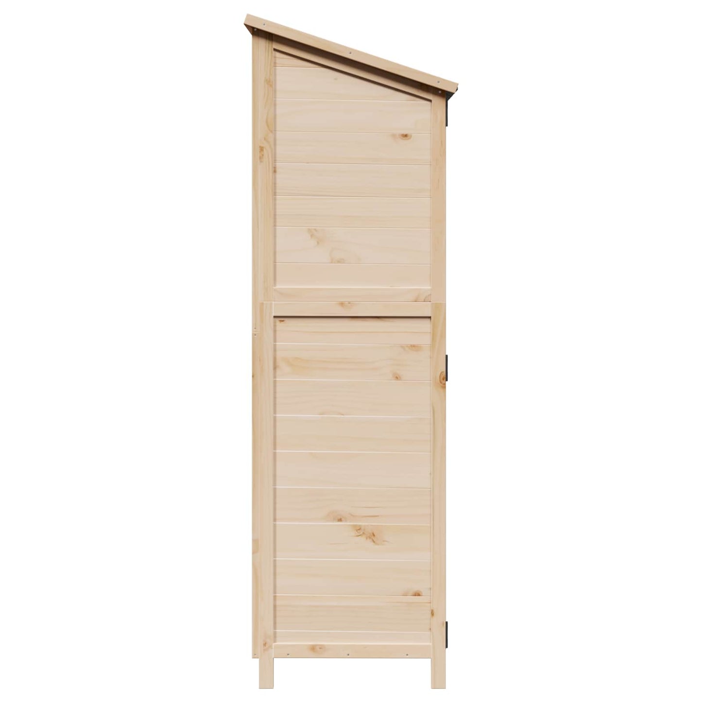 Garden Shed Natural 59.5 x 56 x 176.5 cm Engineered Wood