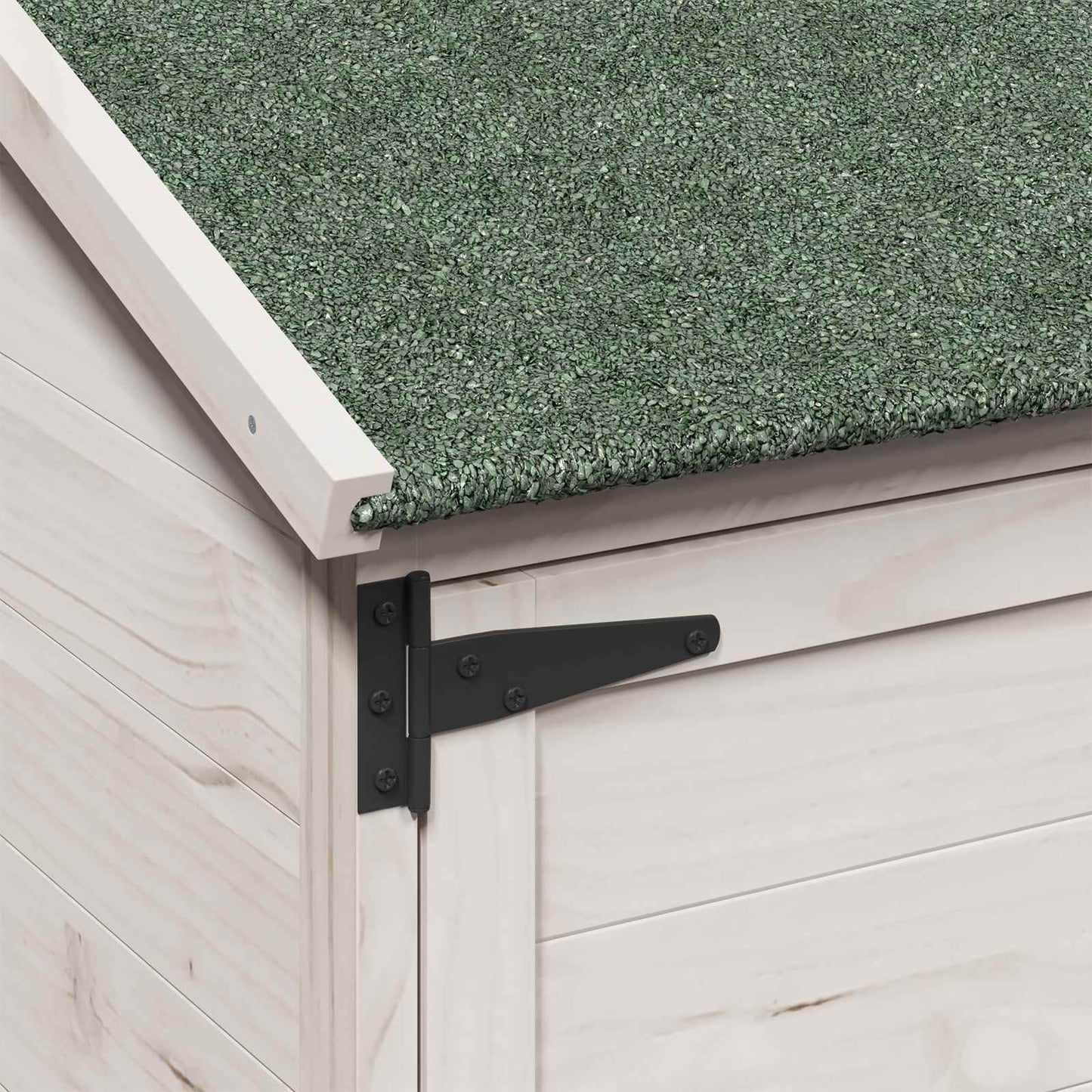 Garden Shed White 59.5 x 56 x 176.5 cm Engineered Wood
