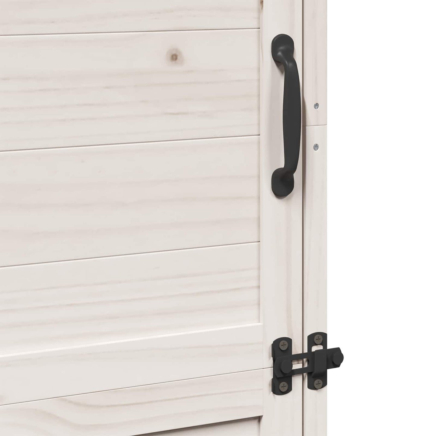 Garden Shed White 59.5 x 56 x 176.5 cm Engineered Wood