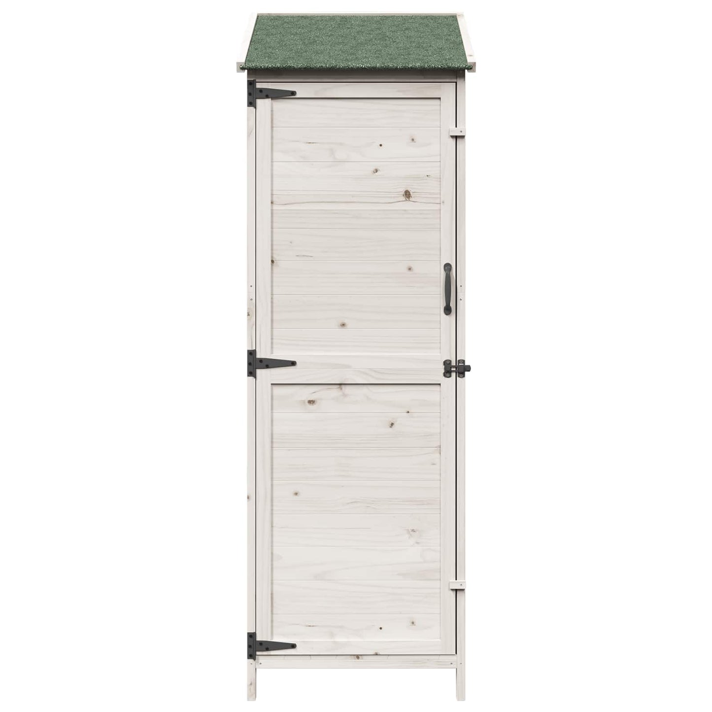 Garden Shed White 59.5 x 56 x 176.5 cm Engineered Wood