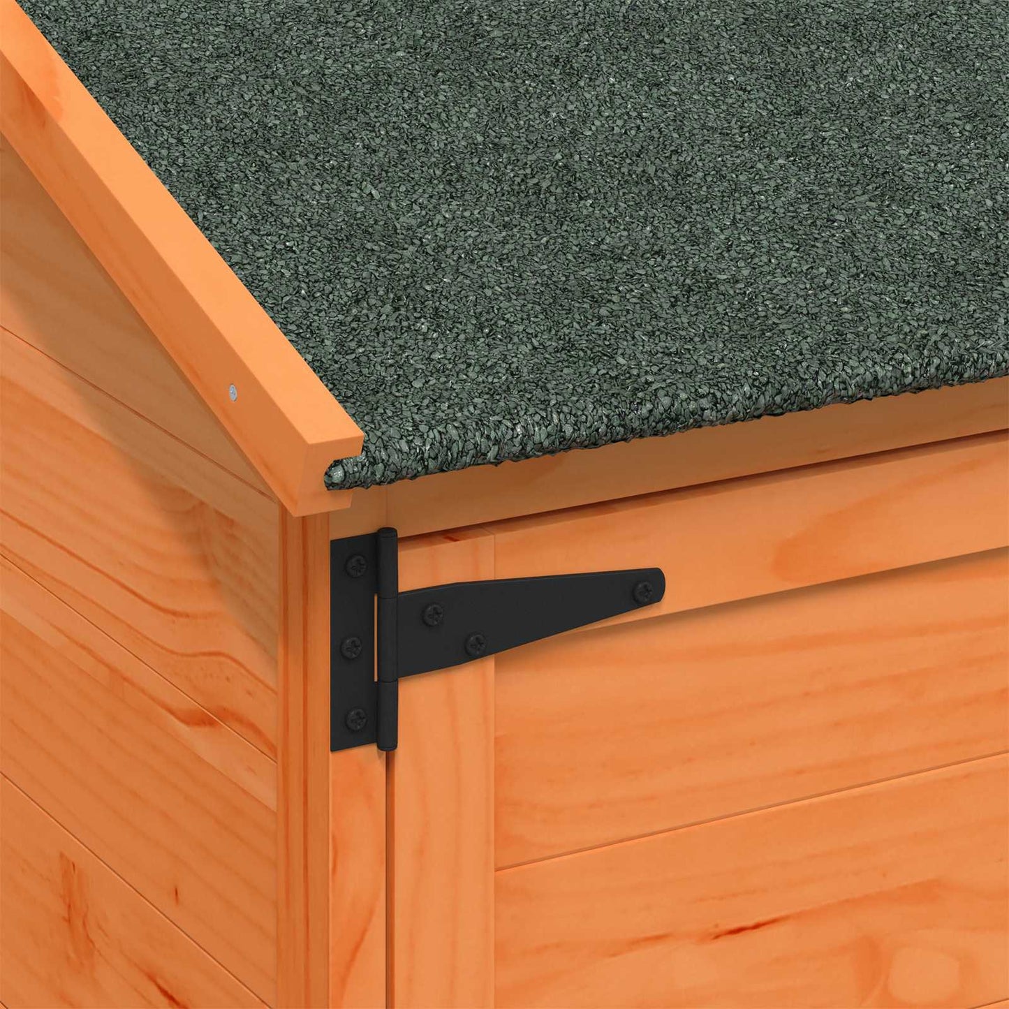 Garden Shed Brown 59.5 x 56 x 176.5 cm Engineered Wood
