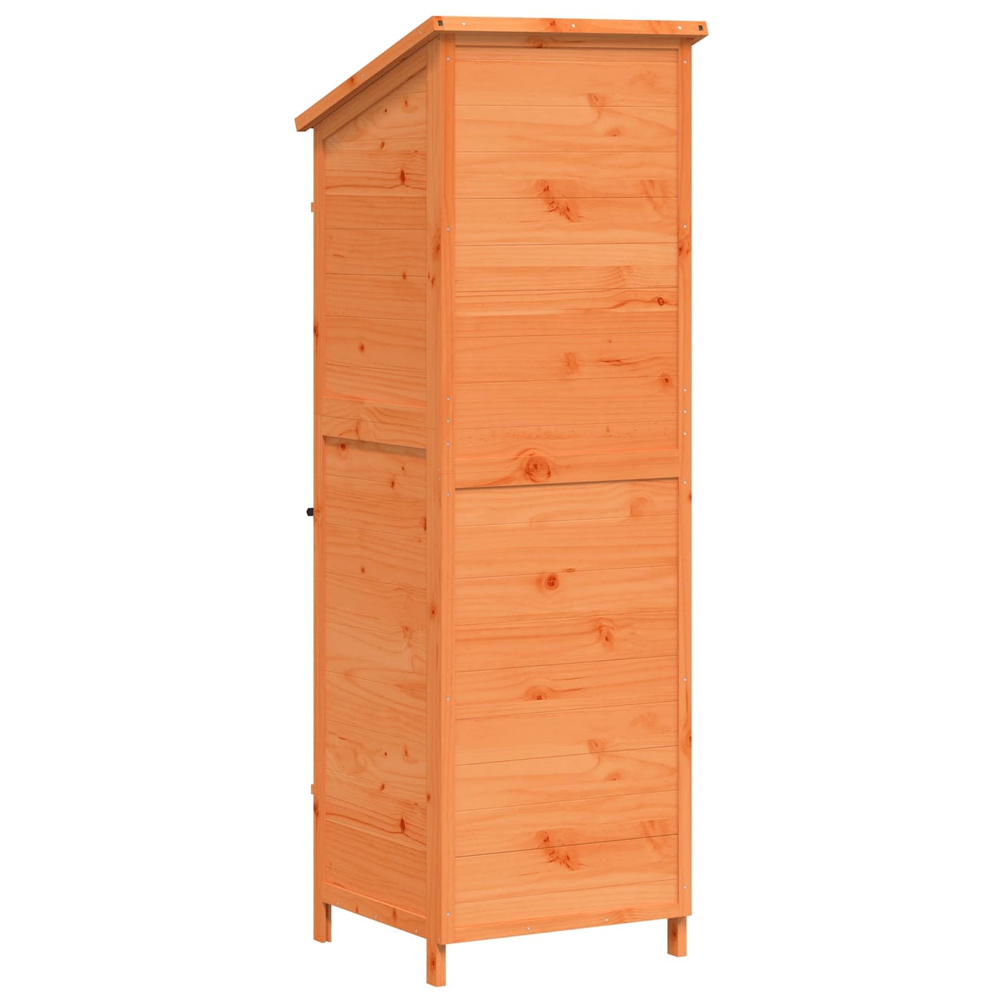 Garden Shed Brown 59.5 x 56 x 176.5 cm Engineered Wood