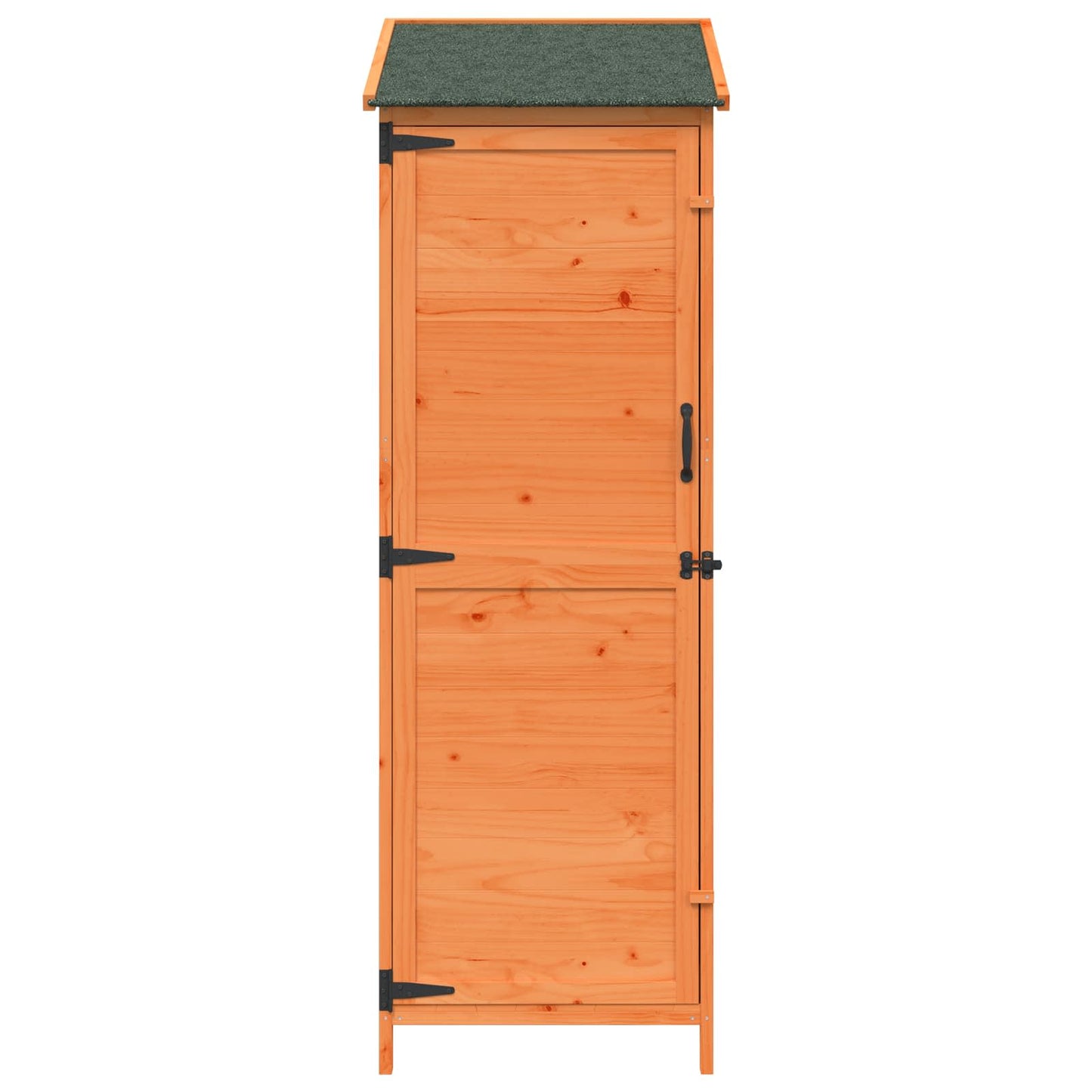 Garden Shed Brown 59.5 x 56 x 176.5 cm Engineered Wood