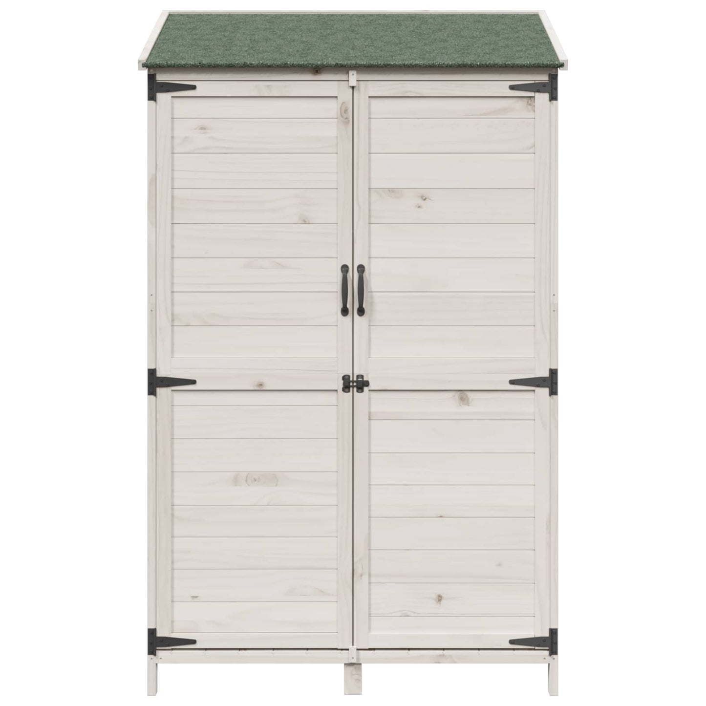 Garden Shed White 106.5 x 56 x 176 cm Engineered Wood