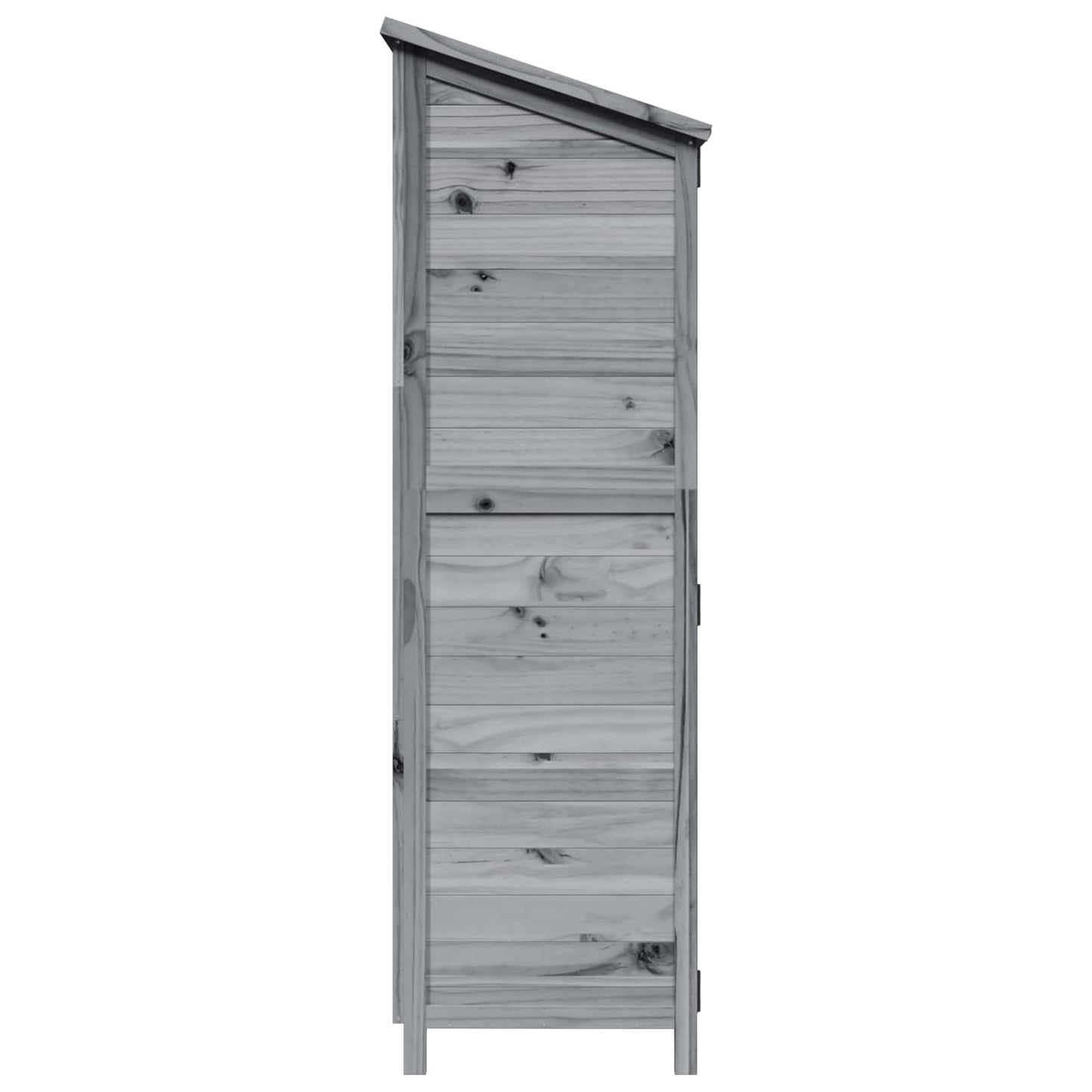 Garden Shed Grey 106.5 x 56 x 176 cm Engineered Wood