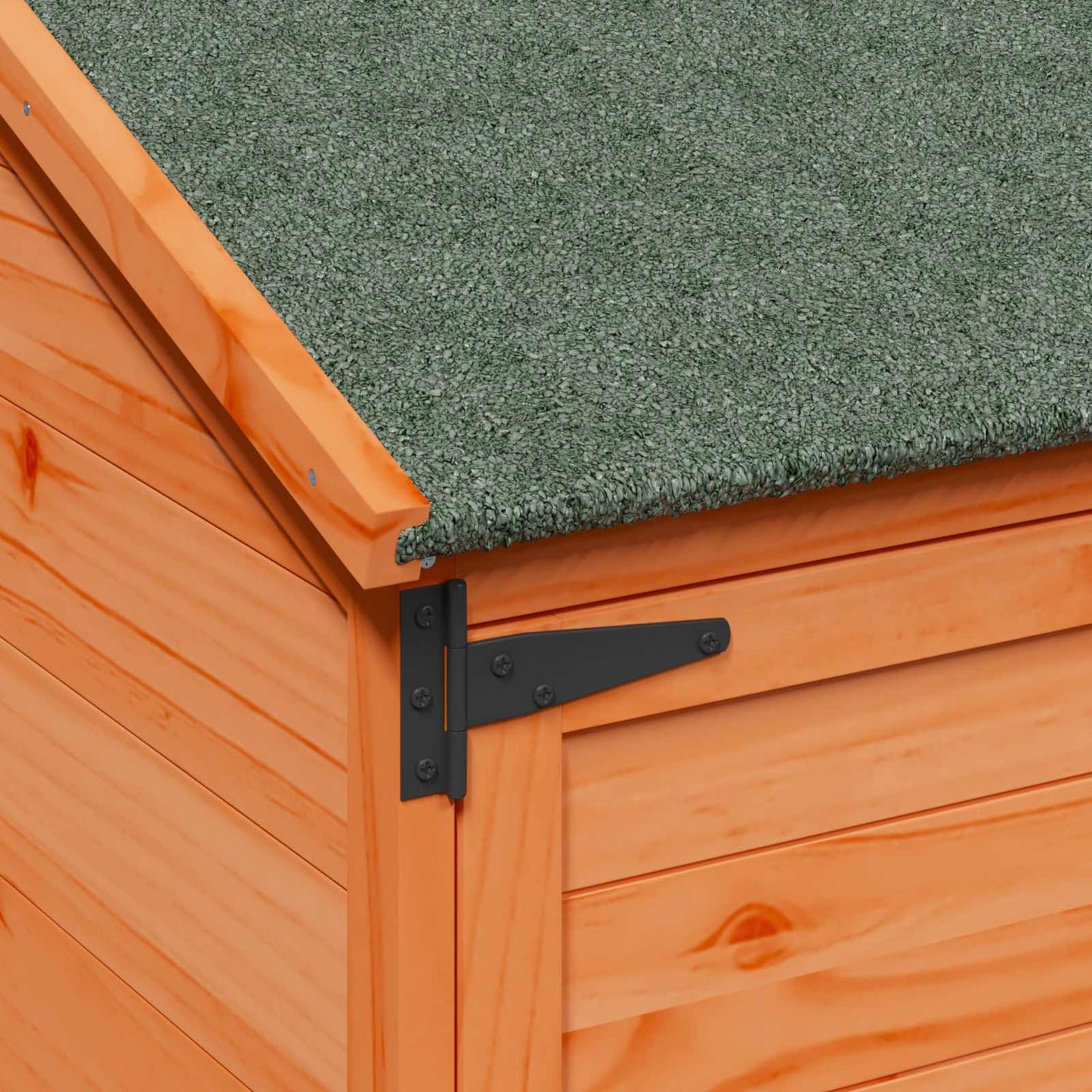 Garden Shed Brown 106.5 x 56 x 176 cm Engineered Wood