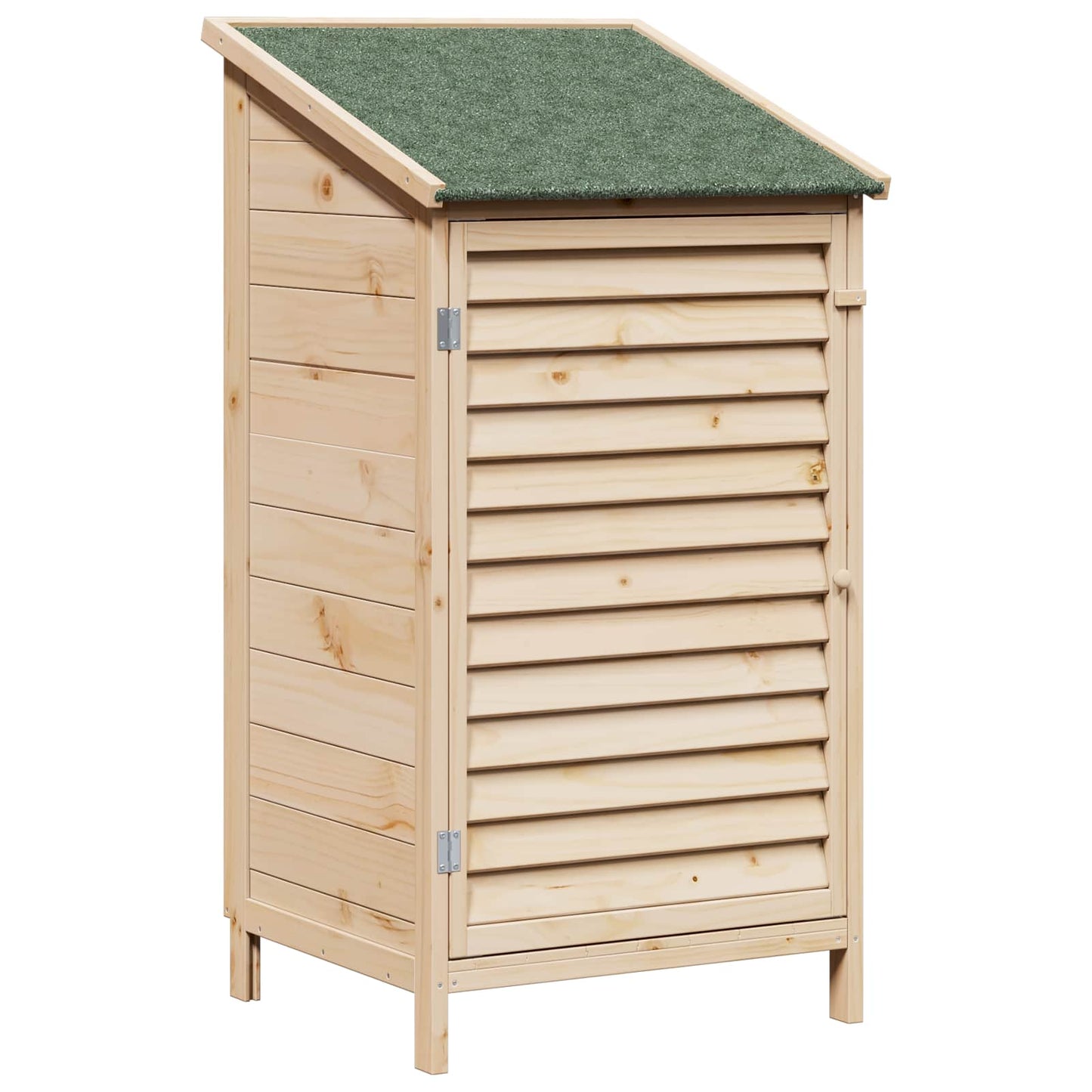 Garden Shed Natural 59 x 56 x 113.5 cm Solid Fir Wood