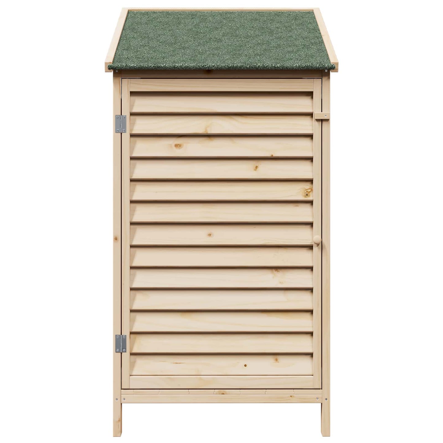 Garden Shed Natural 59 x 56 x 113.5 cm Solid Fir Wood