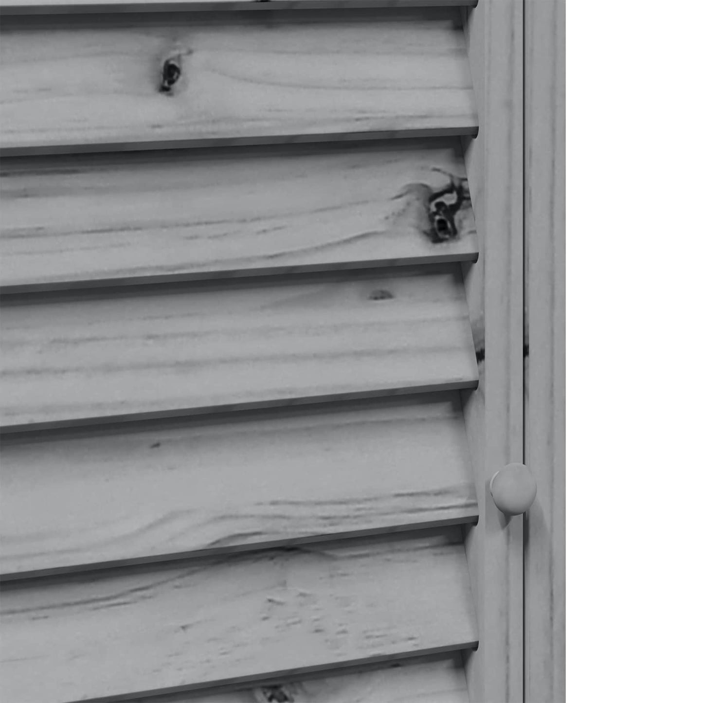 Garden Shed Grey 59 x 56 x 113.5 cm Solid Fir Wood