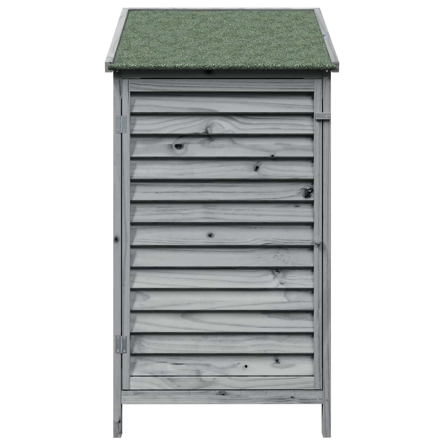 Garden Shed Grey 59 x 56 x 113.5 cm Solid Fir Wood