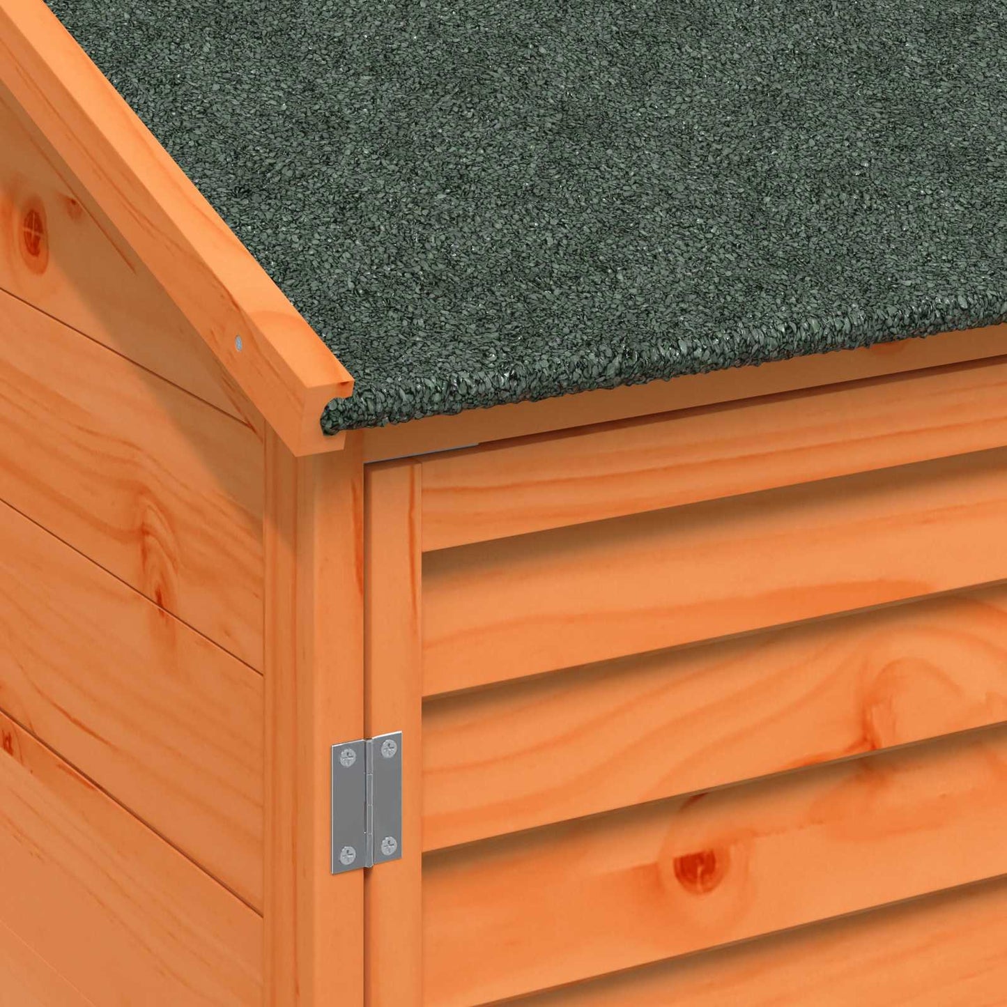 Garden Shed Brown 59 x 56 x 113.5 cm Solid Fir Wood