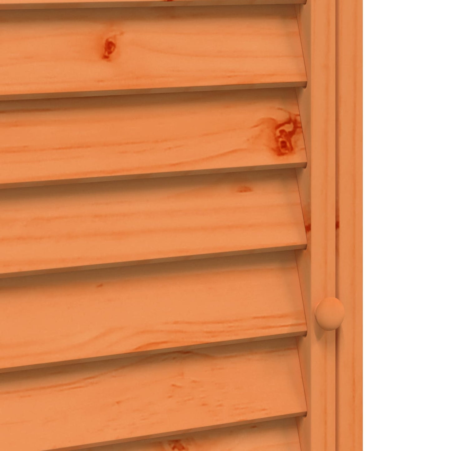 Garden Shed Brown 59 x 56 x 113.5 cm Solid Fir Wood