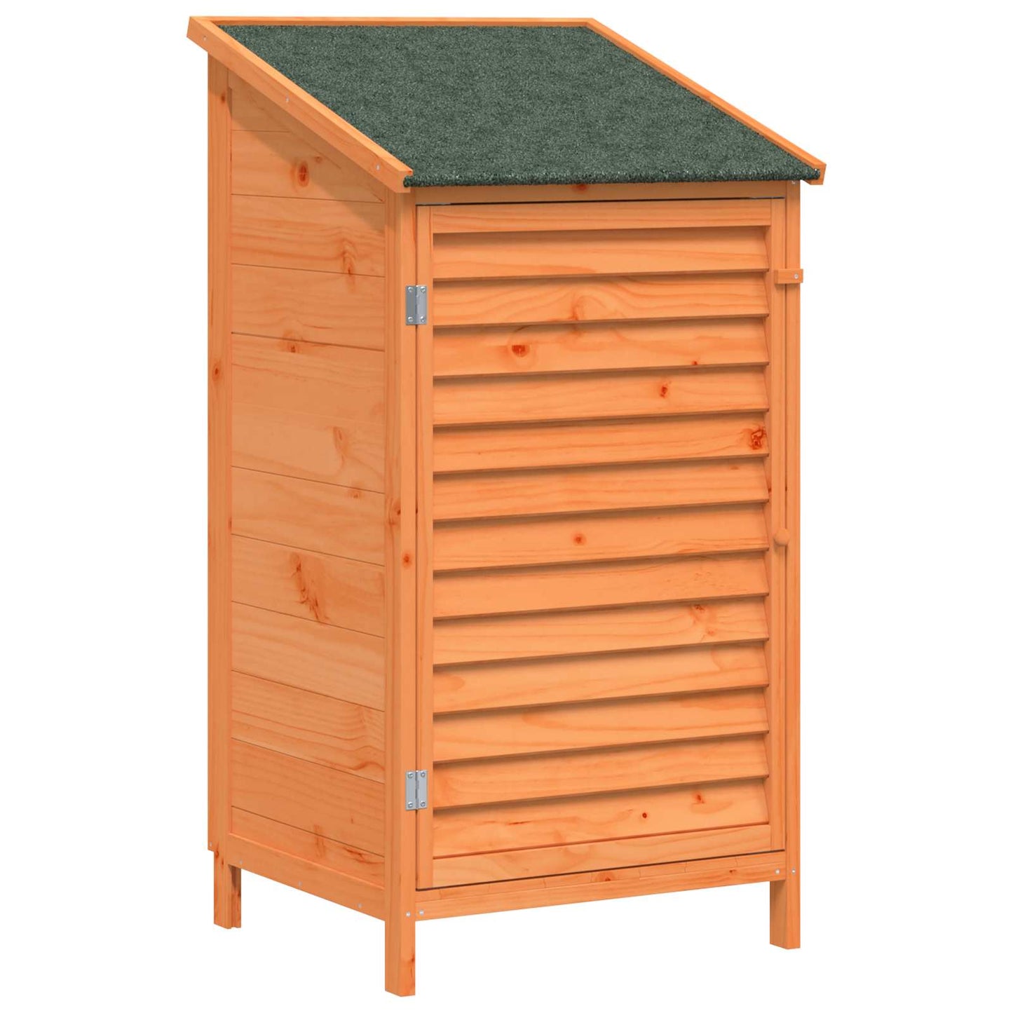 Garden Shed Brown 59 x 56 x 113.5 cm Solid Fir Wood