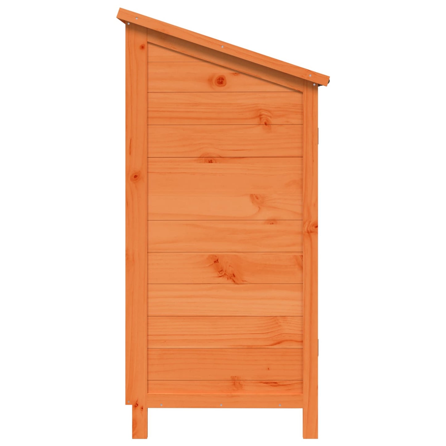 Garden Shed Brown 59 x 56 x 113.5 cm Solid Fir Wood