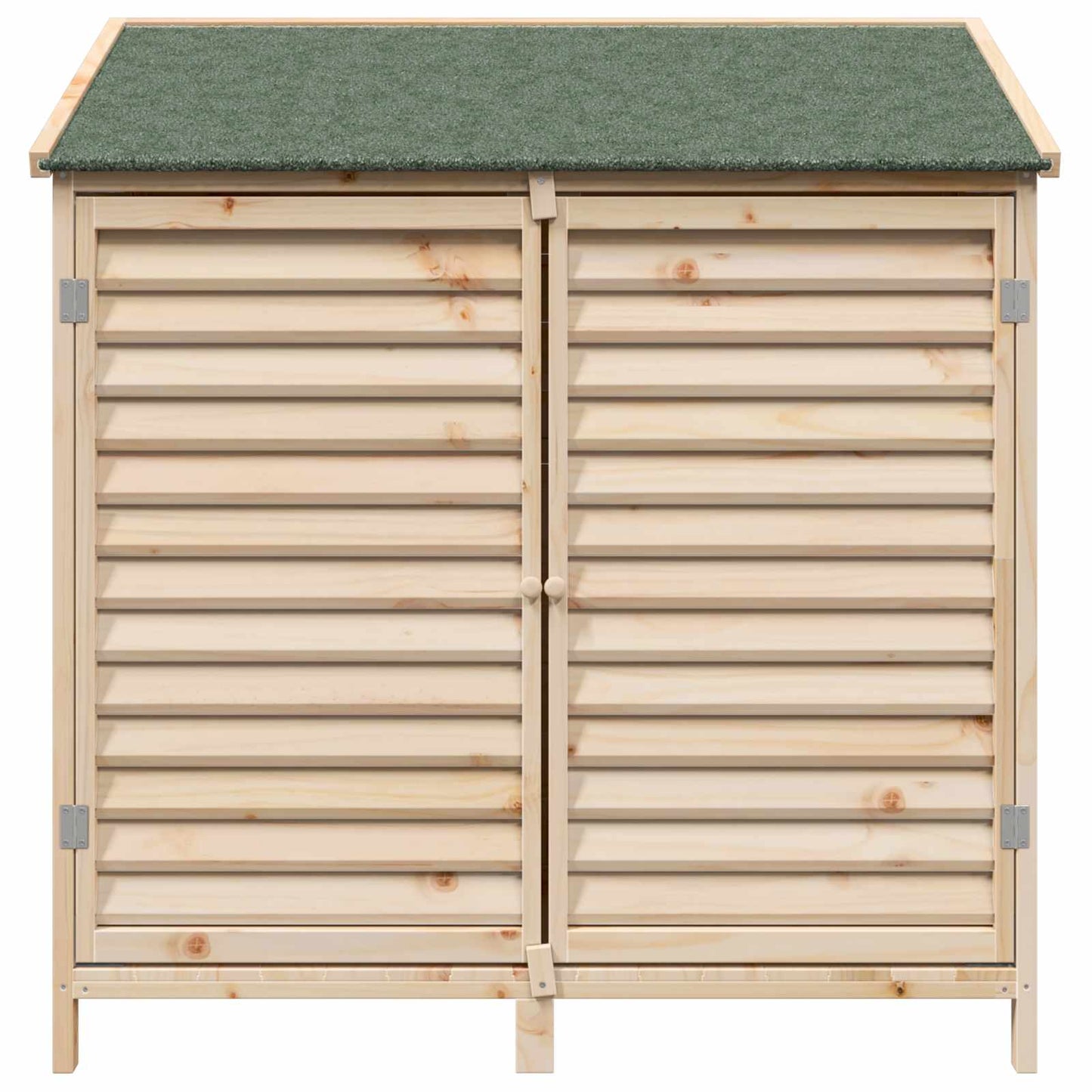 Garden Shed Natural 106 x 56 x 113.5 cm Solid Fir Wood