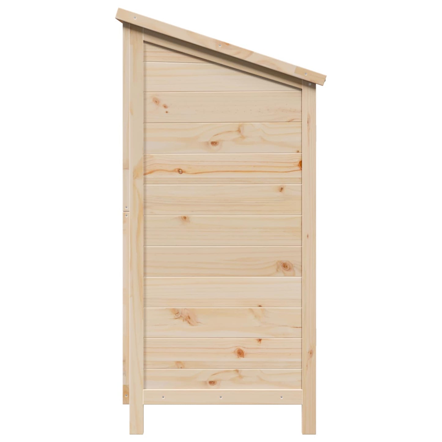 Garden Shed Natural 106 x 56 x 113.5 cm Solid Fir Wood