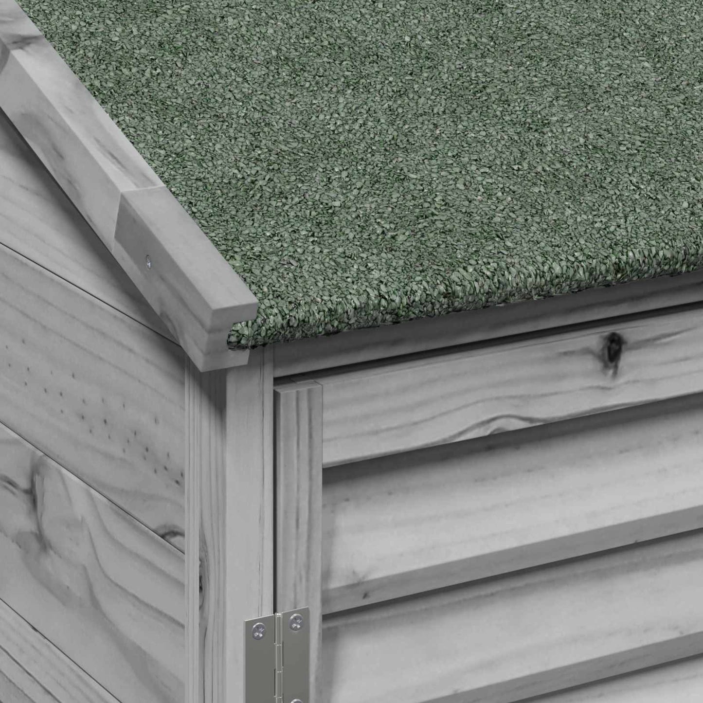Garden Shed Grey 106 x 56 x 113.5 cm Solid Fir Wood
