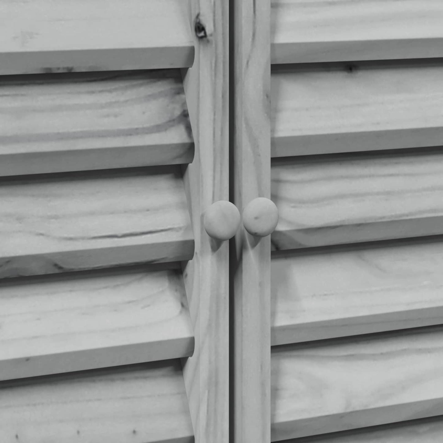 Garden Shed Grey 106 x 56 x 113.5 cm Solid Fir Wood