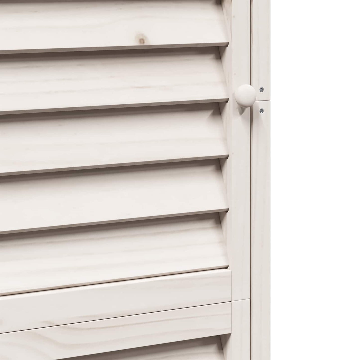 Garden Shed White 59 x 56 x 176 cm Solid Fir Wood