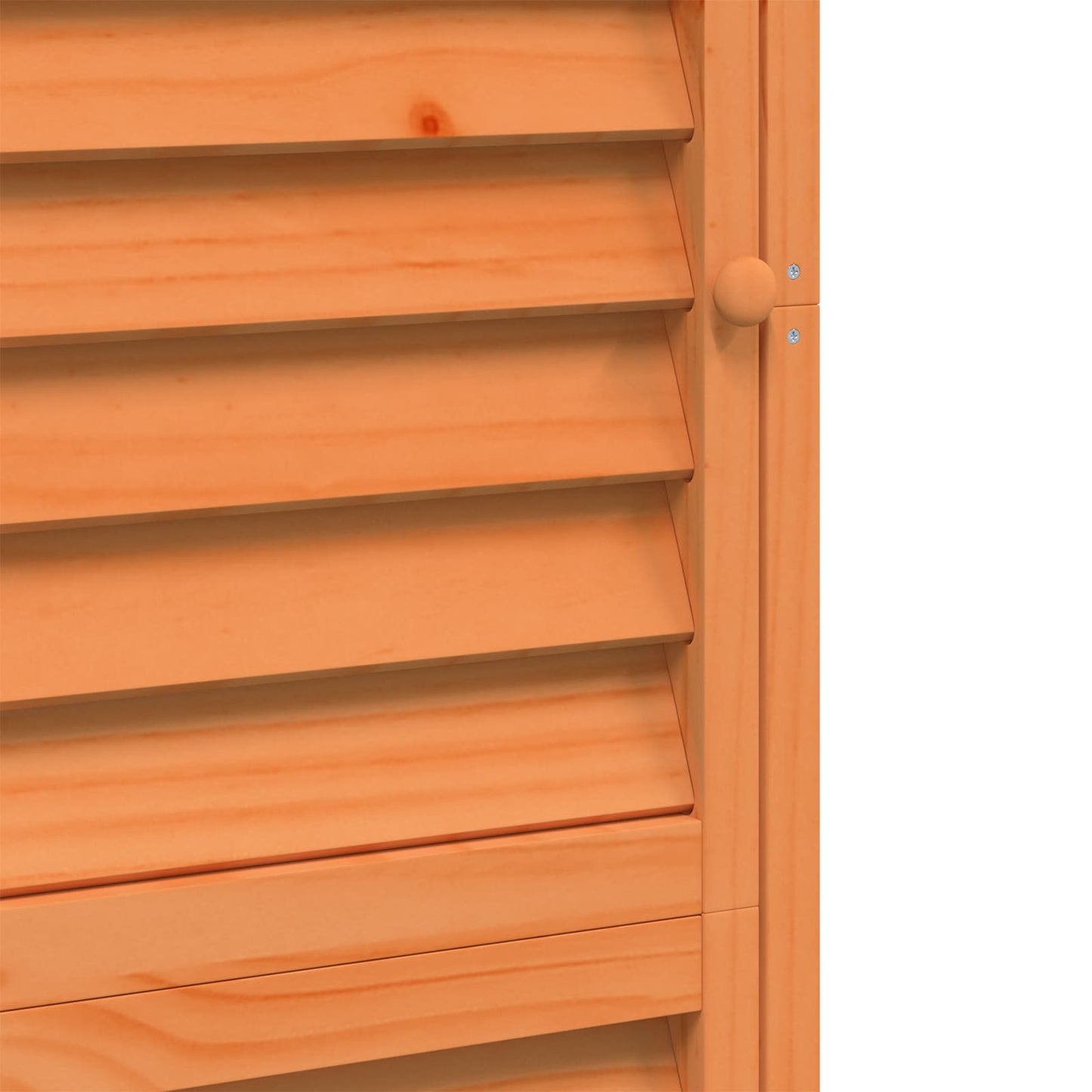 Garden Shed Brown 59 x 56 x 176 cm Solid Fir Wood