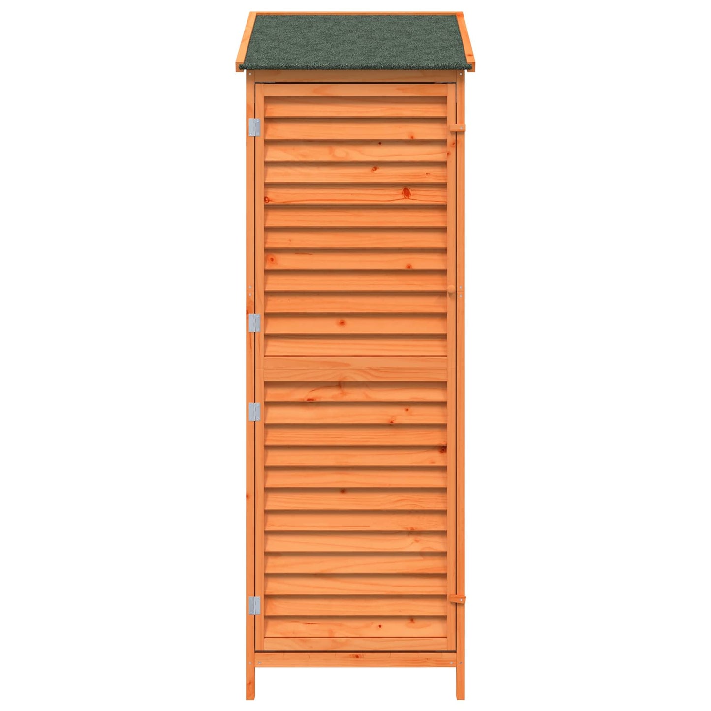 Garden Shed Brown 59 x 56 x 176 cm Solid Fir Wood