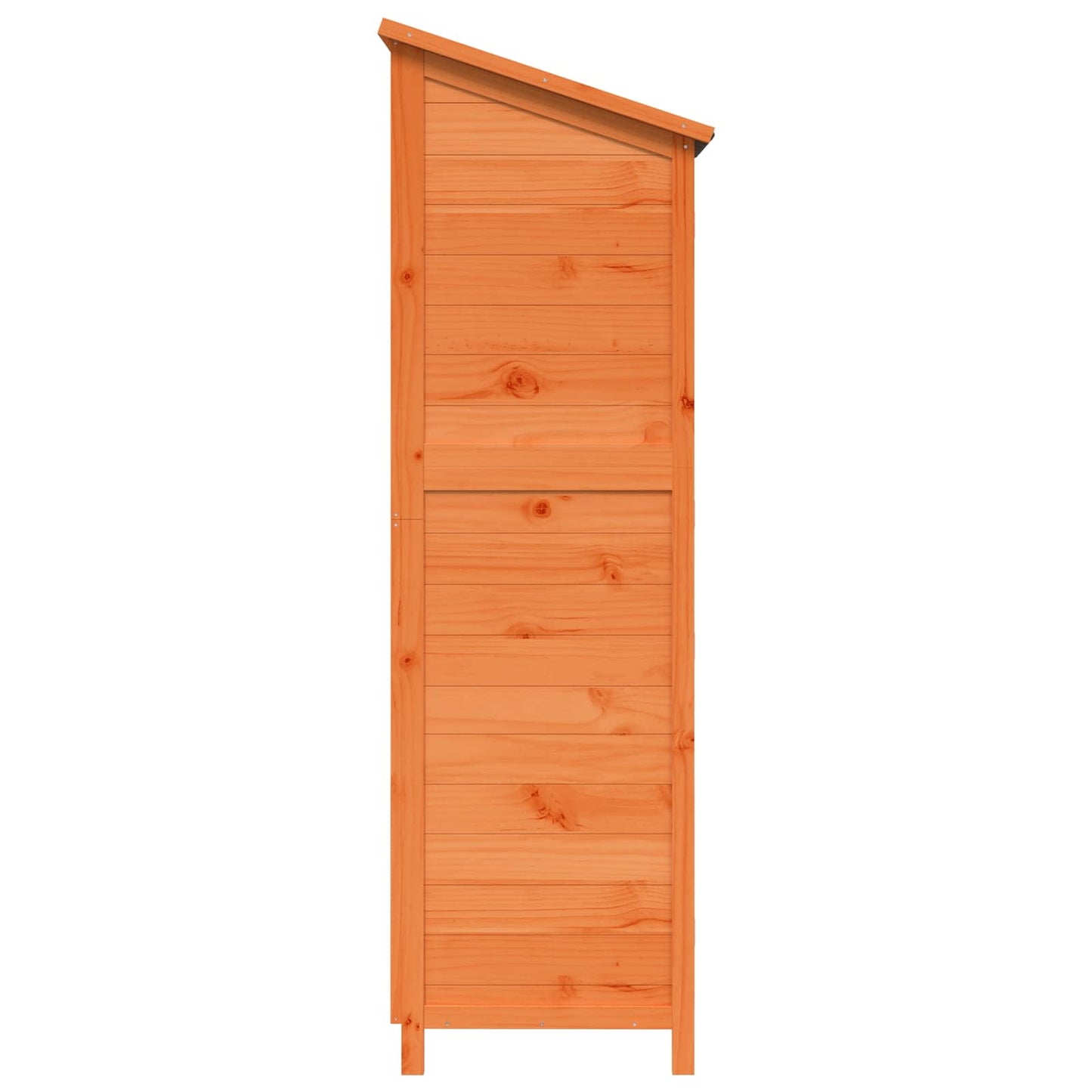 Garden Shed Brown 59 x 56 x 176 cm Solid Fir Wood