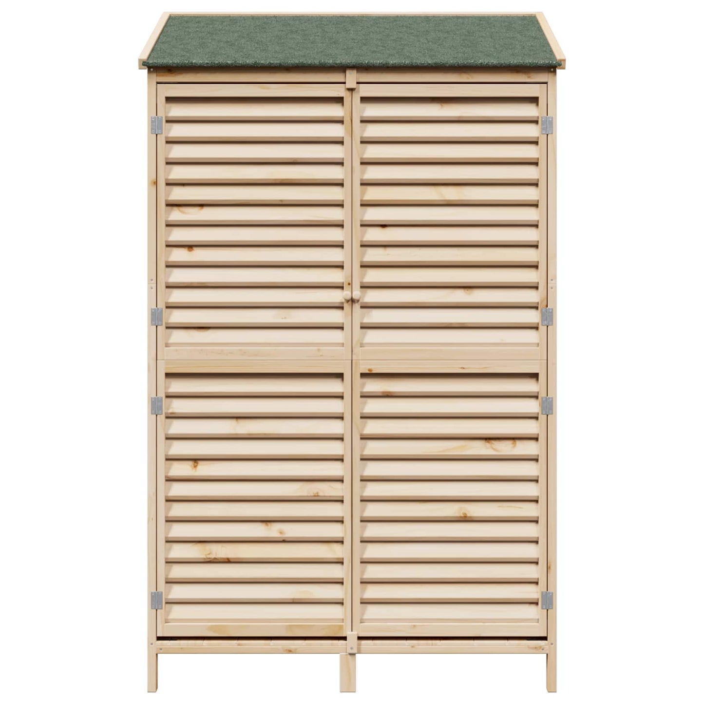 Garden Shed Natural 106 x 56 x 176.5 cm Solid Fir Wood