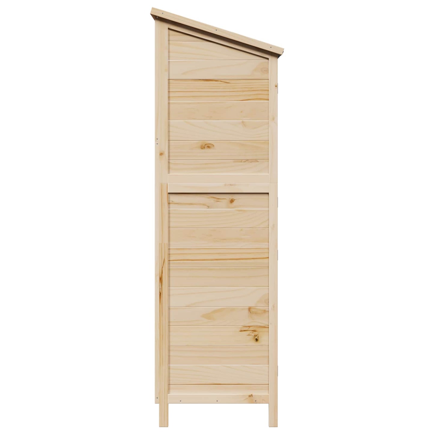 Garden Shed Natural 106 x 56 x 176.5 cm Solid Fir Wood