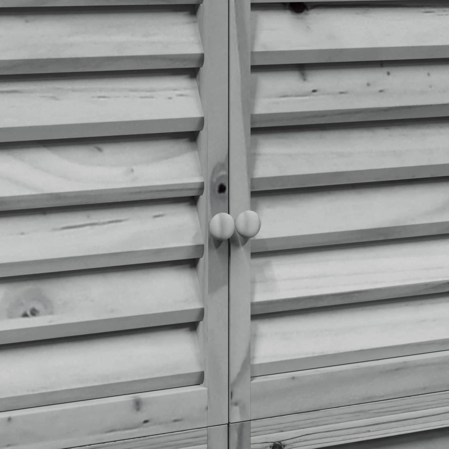 Garden Shed Grey 106 x 56 x 176.5 cm Solid Fir Wood