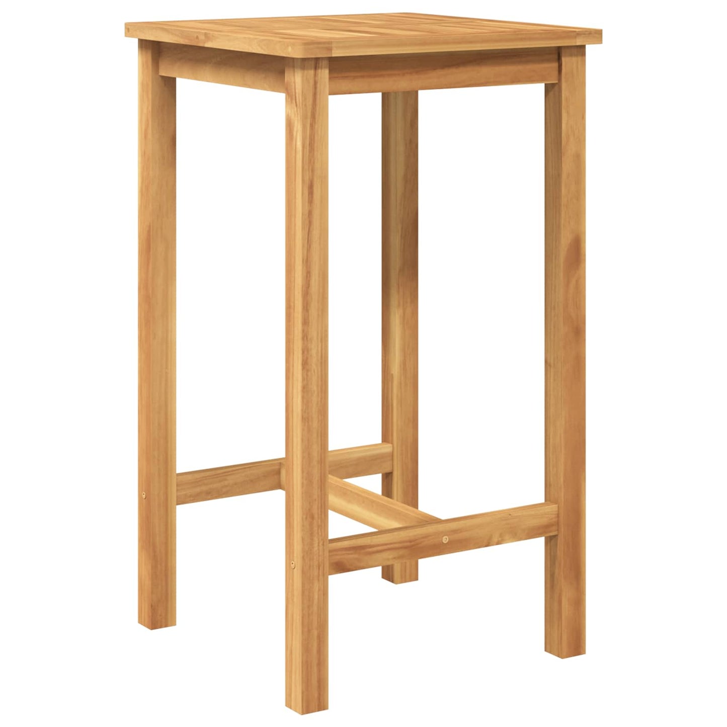 Outdoor Bar Set 3 pcs Untreated Solid Teak Wood
