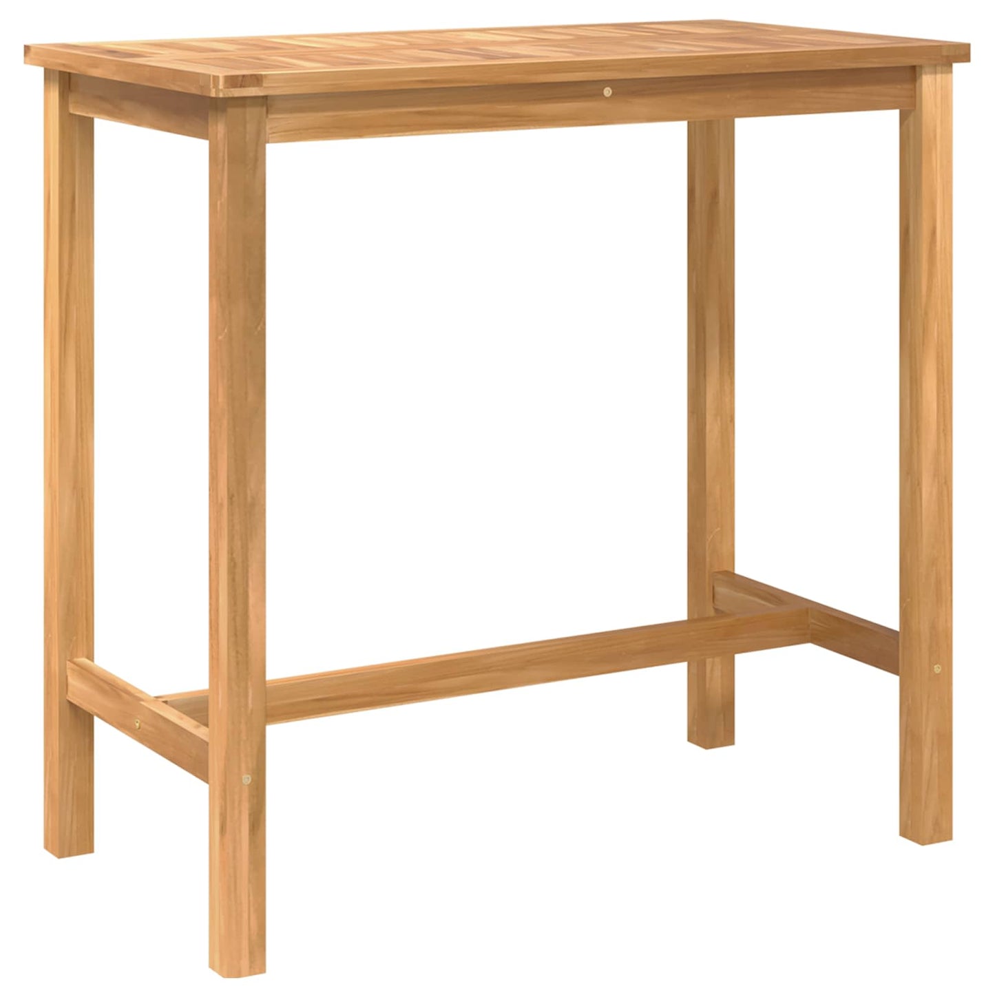 Outdoor Bar Set 5 pcs Untreated Solid Teak Wood