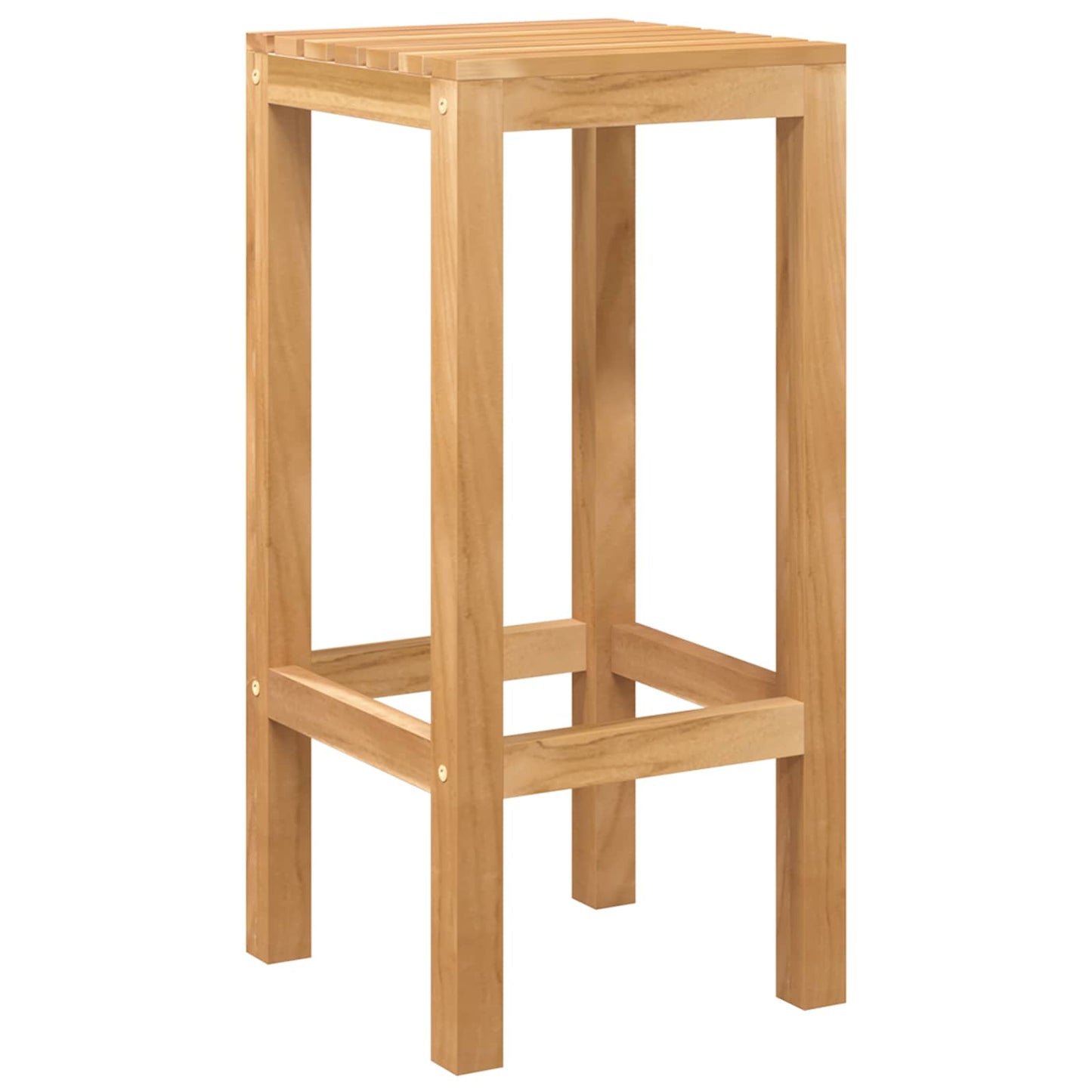 Outdoor Bar Set 5 pcs Untreated Solid Teak Wood