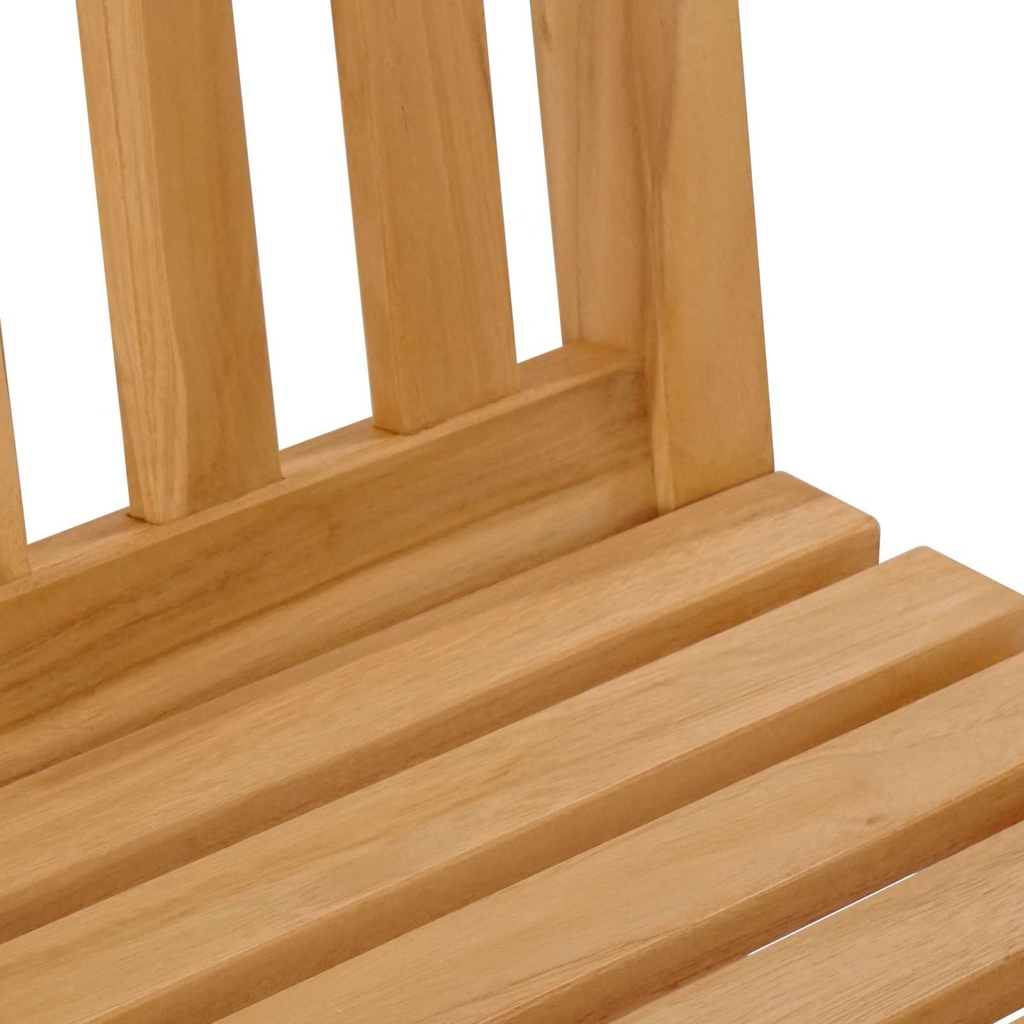 Outdoor Bar Set 5 pcs Untreated Solid Teak Wood