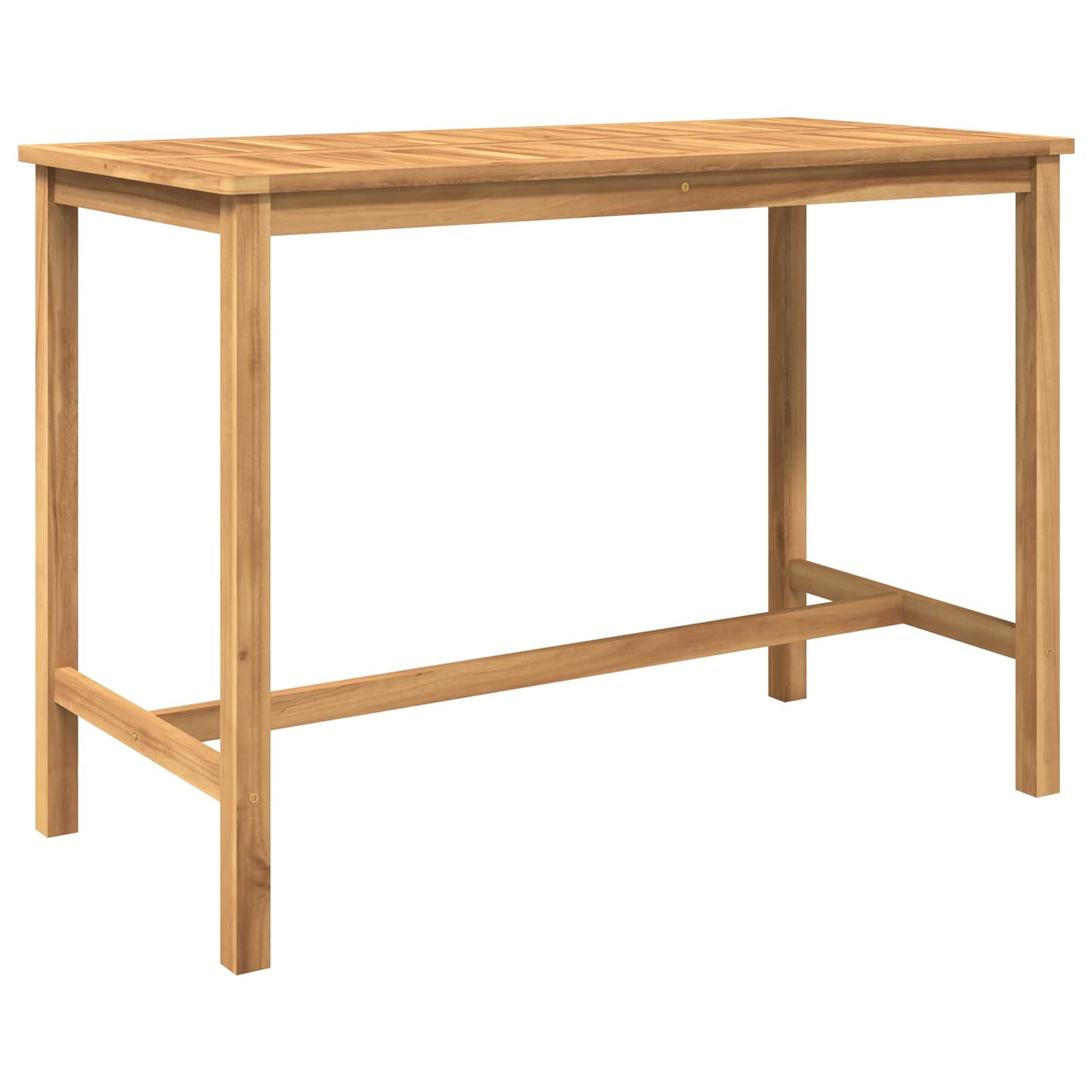 Outdoor Bar Set 7 pcs Natural Solid Teak Wood