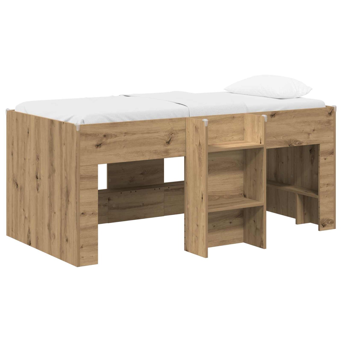 Kids'High Bed Frame 2 pcs Artisian Oak 163 x 101.1 x 68.5 cm