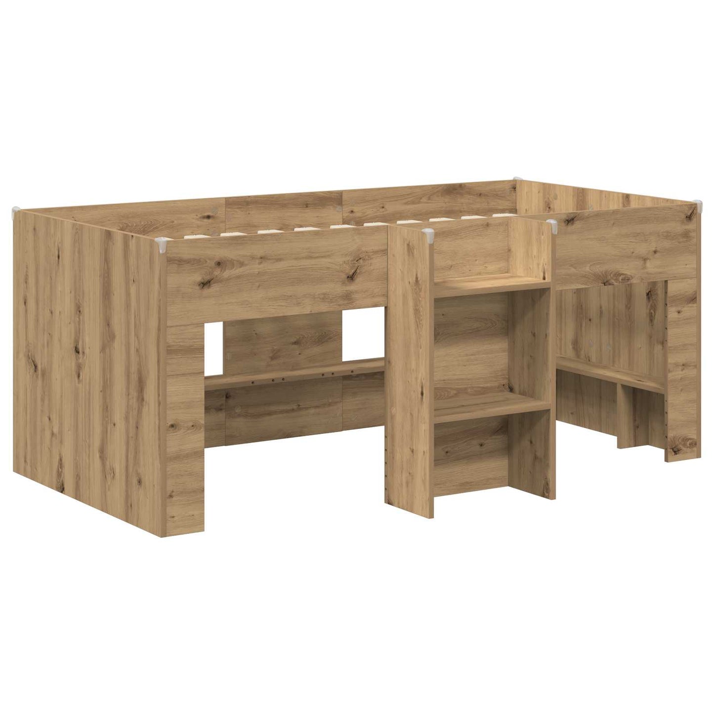 Kids'High Bed Frame 2 pcs Artisian Oak 163 x 101.1 x 68.5 cm