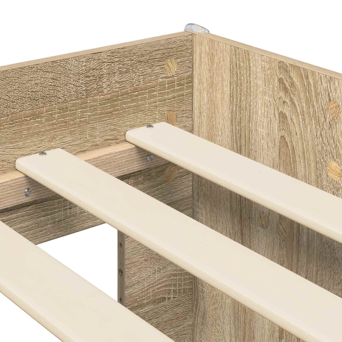 Kids'High Bed Frame 2 pcs Sonoma Oak 90 x 190 cm