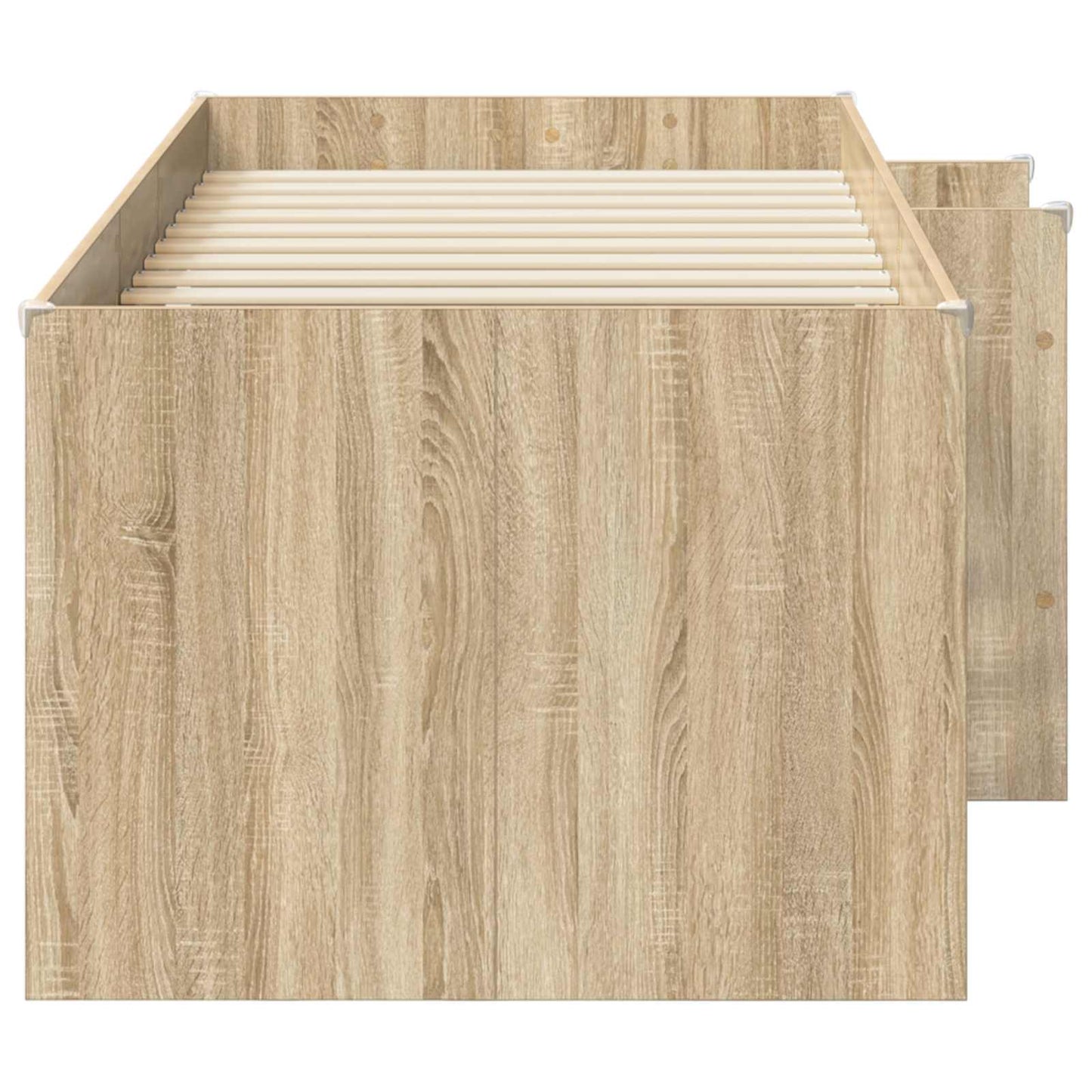 Kids'High Bed Frame 2 pcs Sonoma Oak 90 x 190 cm