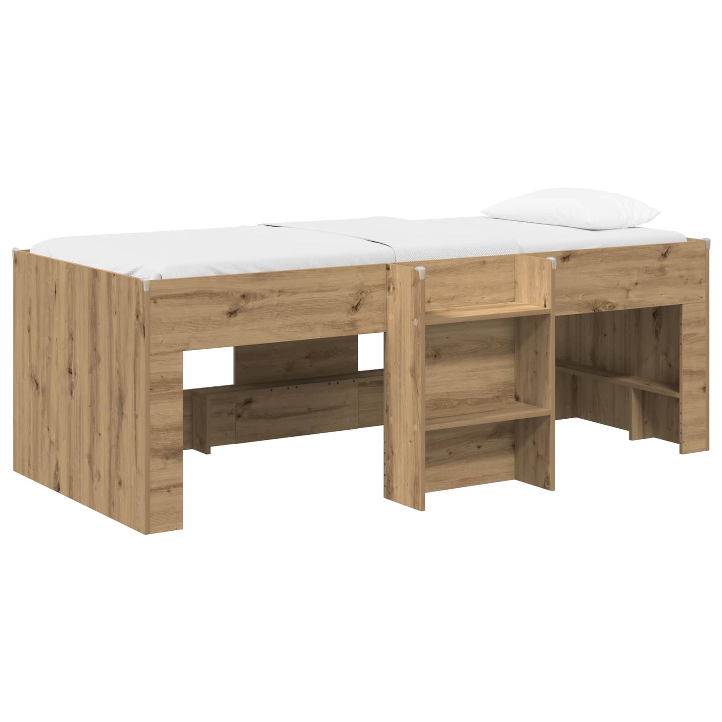 Kids'High Bed Frame 2 pcs Artisan Oak 90 x 190 cm