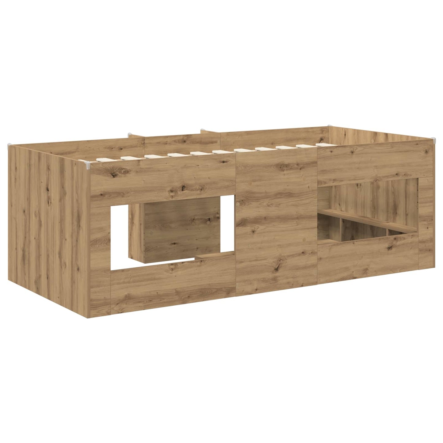 Kids'High Bed Frame 2 pcs Artisan Oak 90 x 190 cm