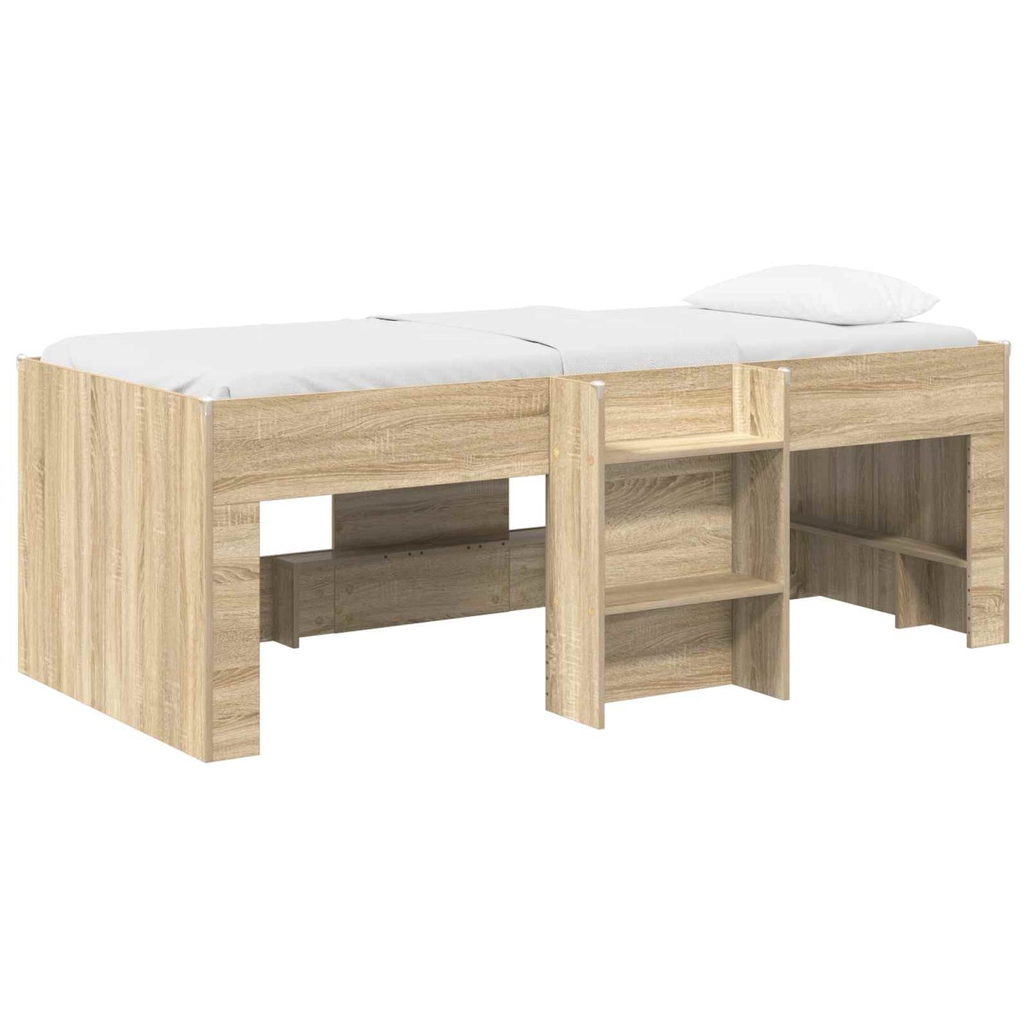 Kids'High Bed Frame 2 pcs Sonoma 193 x 96.1 x 68.5 cm