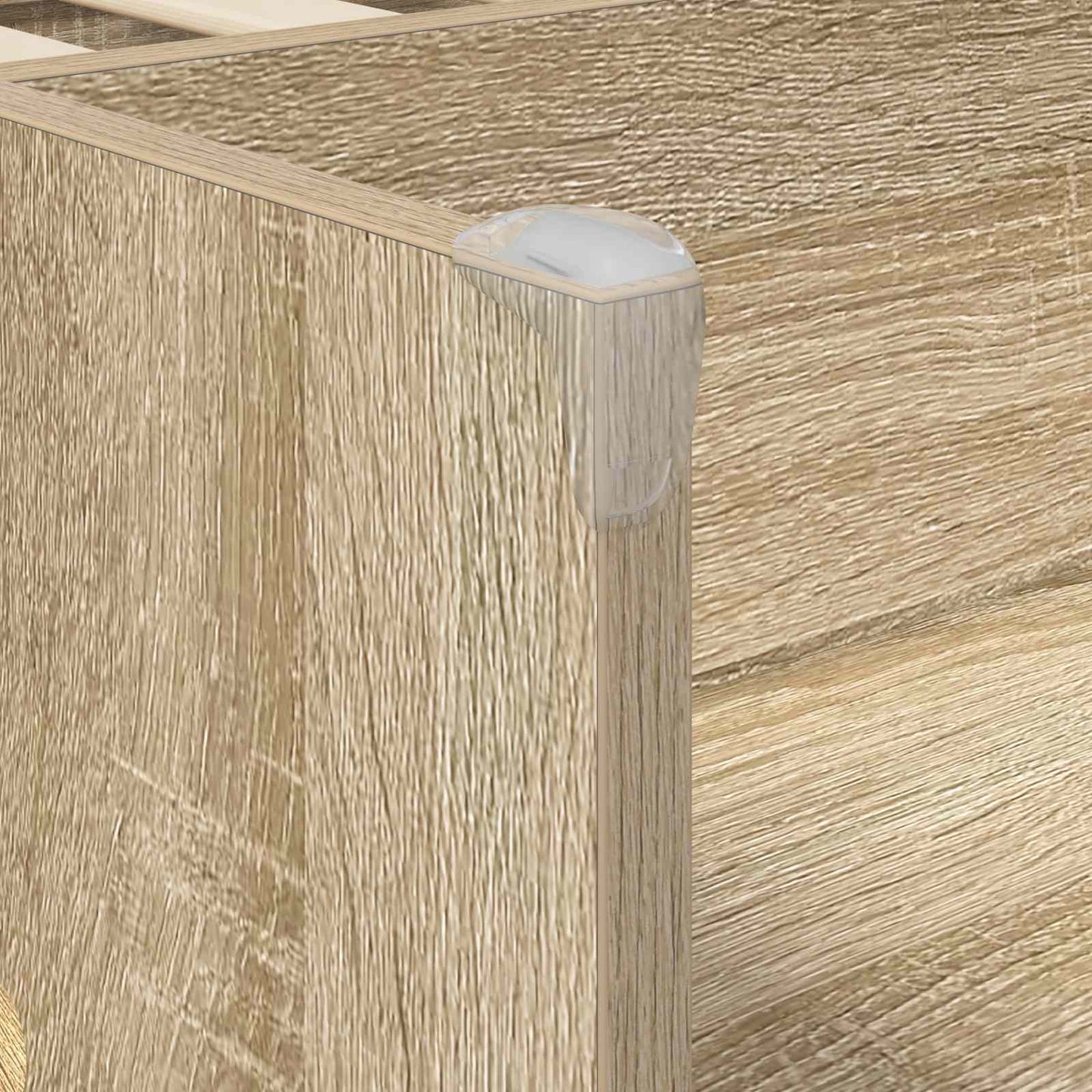 Kids'Bed Frame with Storage Sonoma Oak 98.5 x 200 cm