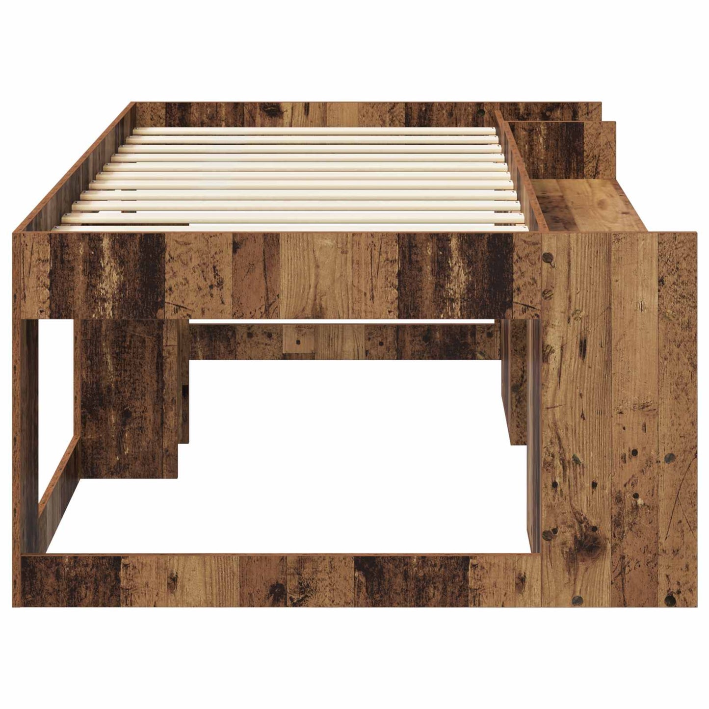 Kids'Bed Frame with Storage Old wood 98.5 x 200 cm