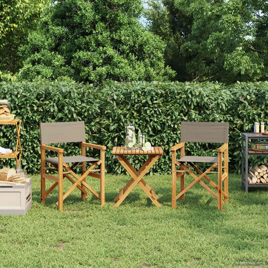 Director Chair 100% Polyester Solid-Teak