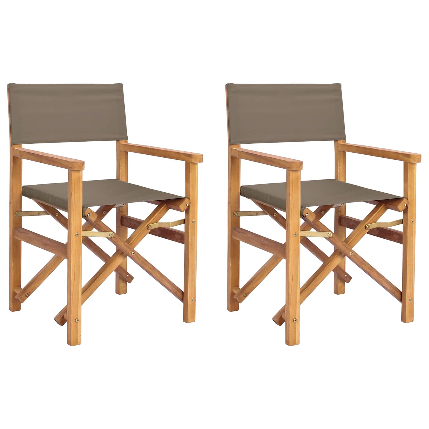Dining Chair Folding 56 x 54 x 87 cm 100% Polyester Solid-Teak