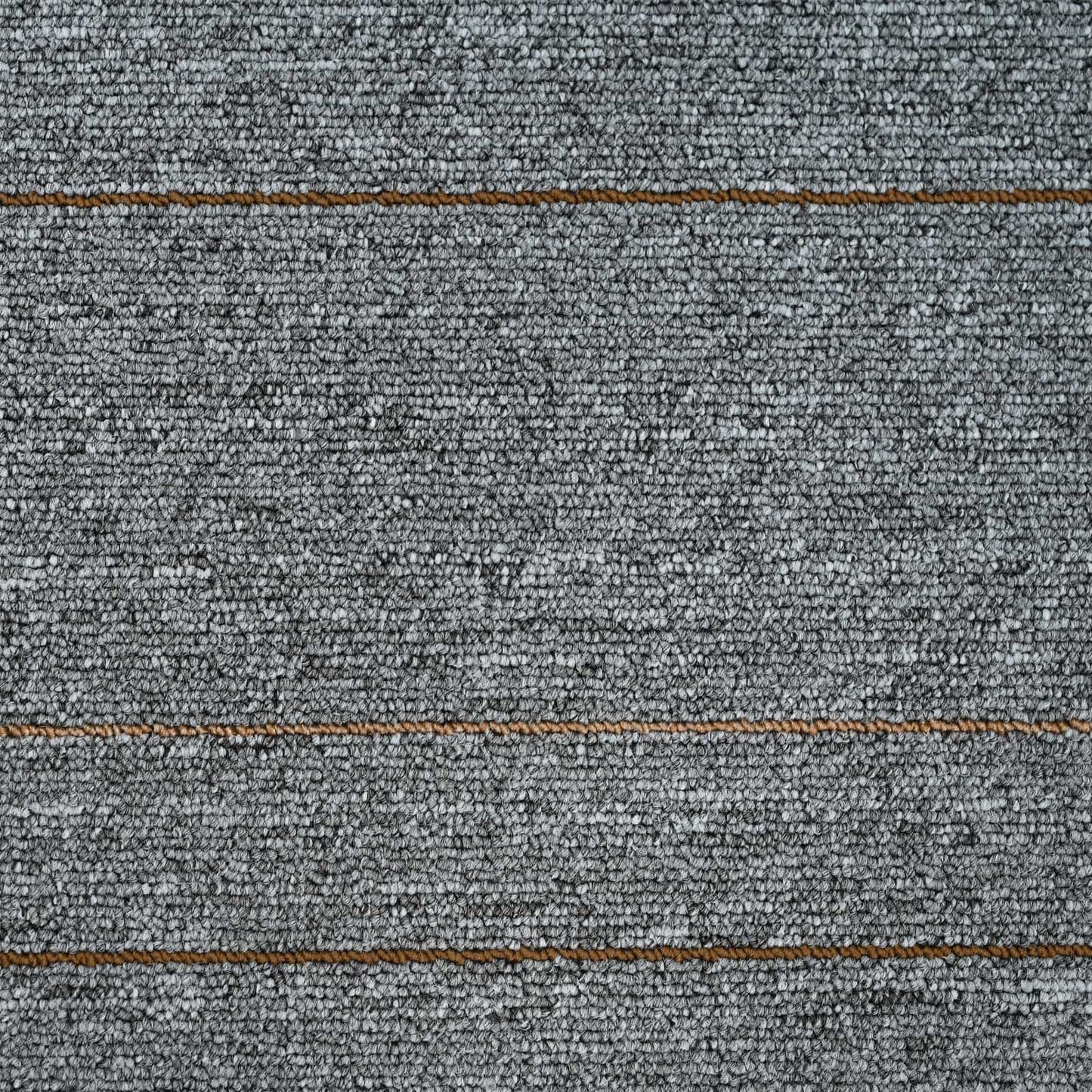Carpet Tile Light Grey with Stripes 50 x 50 cm 20 pcs