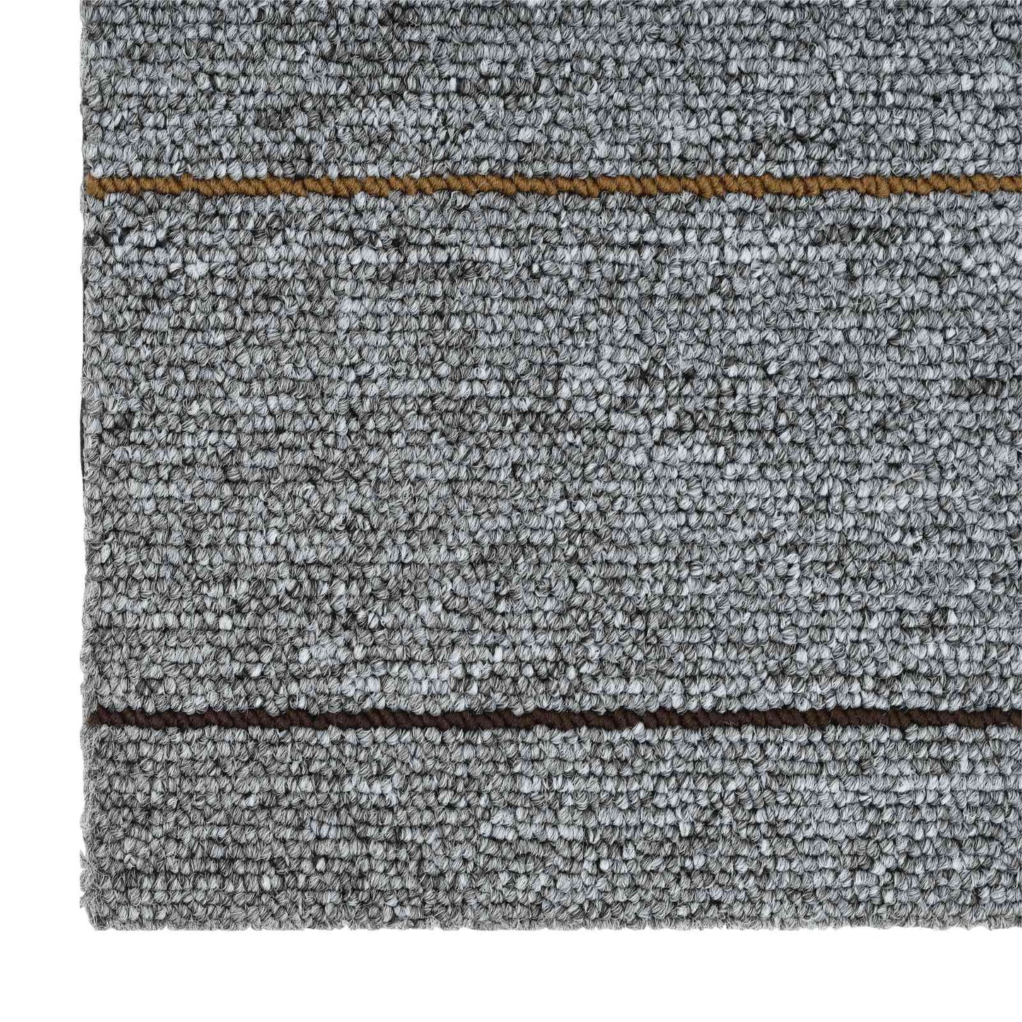 Carpet Tile Light Grey with Stripes 50 x 50 cm 36 pcs