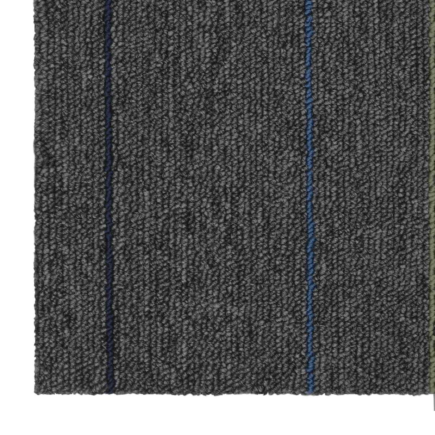 Carpet Tile Medium Grey with Stripes 50 x 50 cm 4 pcs
