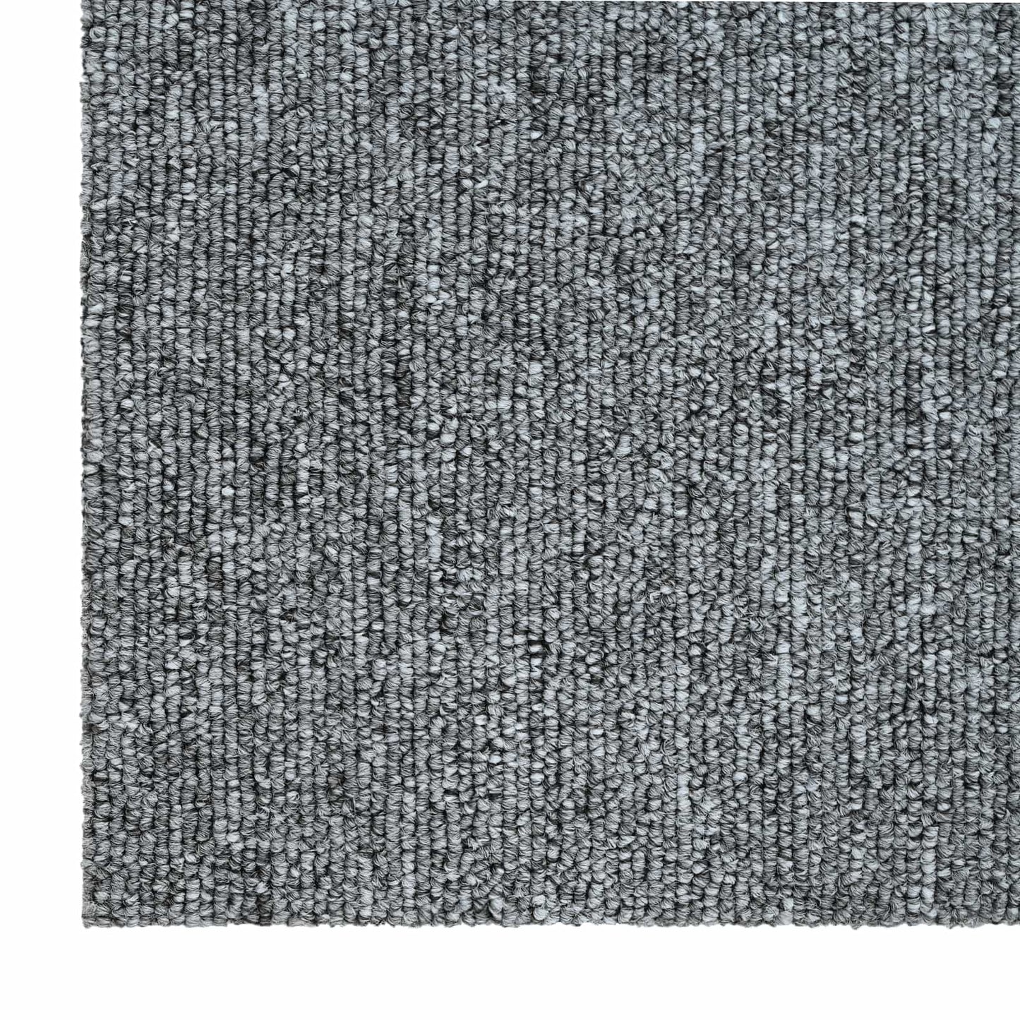 Carpet Tile Light Grey 50 x 50 cm 36 pcs PP and Bitumen