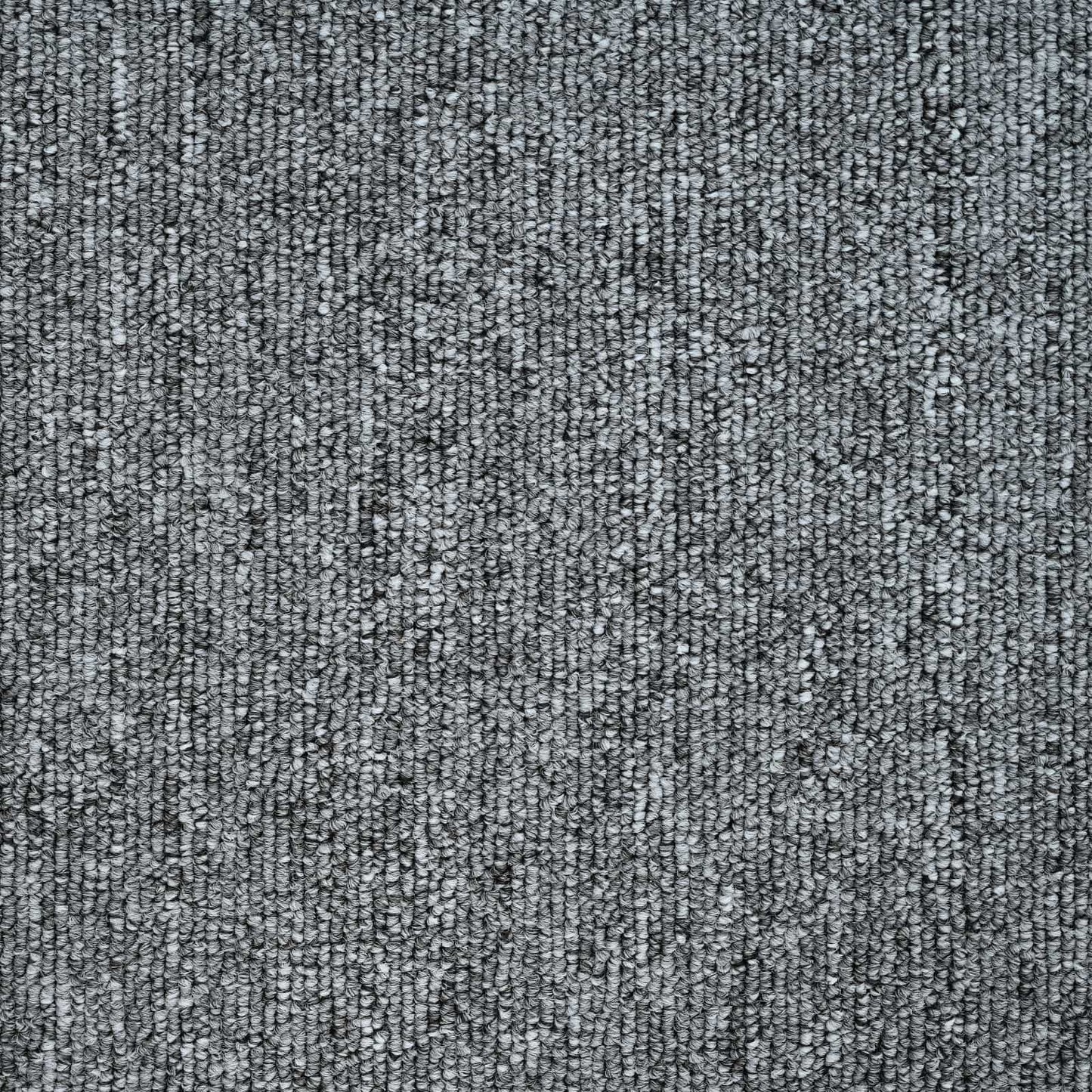 Carpet Tile Light Grey 50 x 50 cm 36 pcs PP and Bitumen